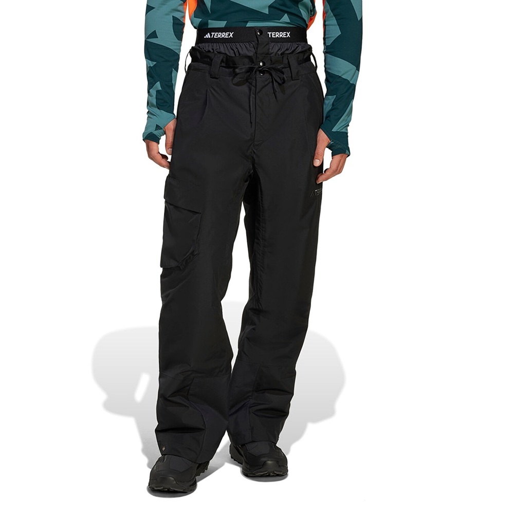 Adidas Terrex Black XPLORIC 2 LAYER INSULATED CLIMAPROOF SKI PANTS Men’s Size XL